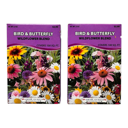 36134 - 2Pk Bird & Butterfly Wildflower Mix |12-25|