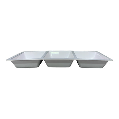 36156- Melmac Three Compartment Spring Party Tray 14.5-Inch Floral Pattern |11-20|