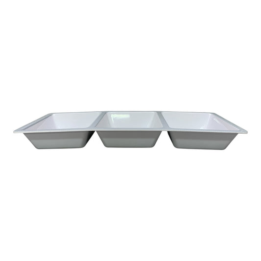 36156- Melmac Three Compartment Spring Party Tray 14.5-Inch Floral Pattern |11-20|
