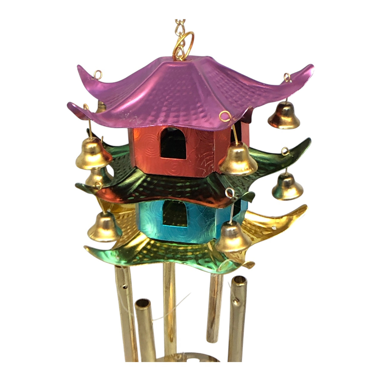 36643 - Pagoda Wind Chime Multi-Color |17-30|