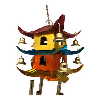 36677 - Pagoda Wind Chime in Pink Gold |14-29|