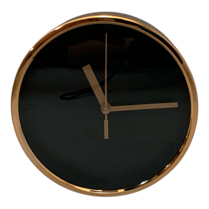 37034 - 5.5" Threshold Copper Finish Clock Battery Operated |9-14|