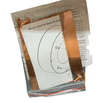37034 - 5.5" Threshold Copper Finish Clock Battery Operated |9-14|