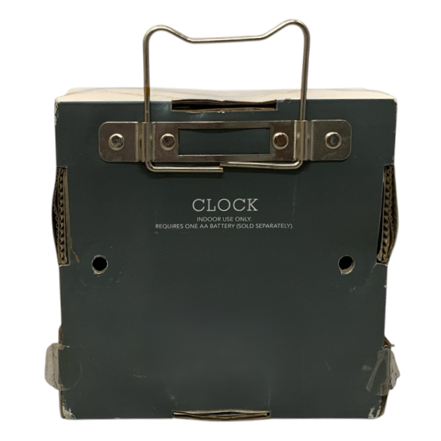 37034 - 5.5" Threshold Copper Finish Clock Battery Operated |9-14|