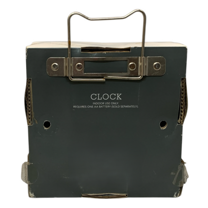 37034 - 5.5" Threshold Copper Finish Clock Battery Operated |9-14|