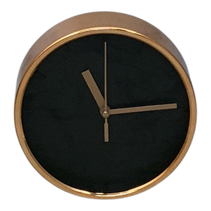 37034 - 5.5" Threshold Copper Finish Clock Battery Operated |9-14|