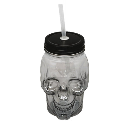 37546 - Skull Glass Sipper 7" |Pod 2-26|