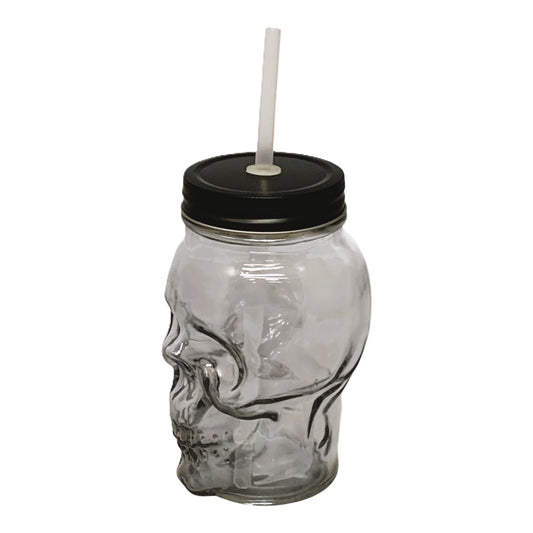 37546 - Skull Glass Sipper 7" |Pod 2-26|