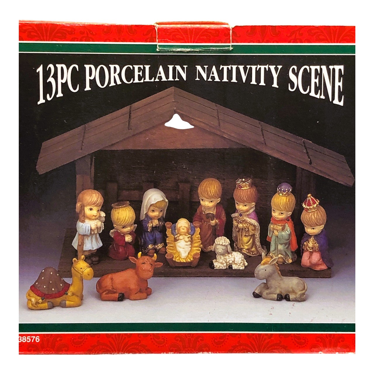 37897 - 13-Pc Porcelain Nativity Scene |2-21|