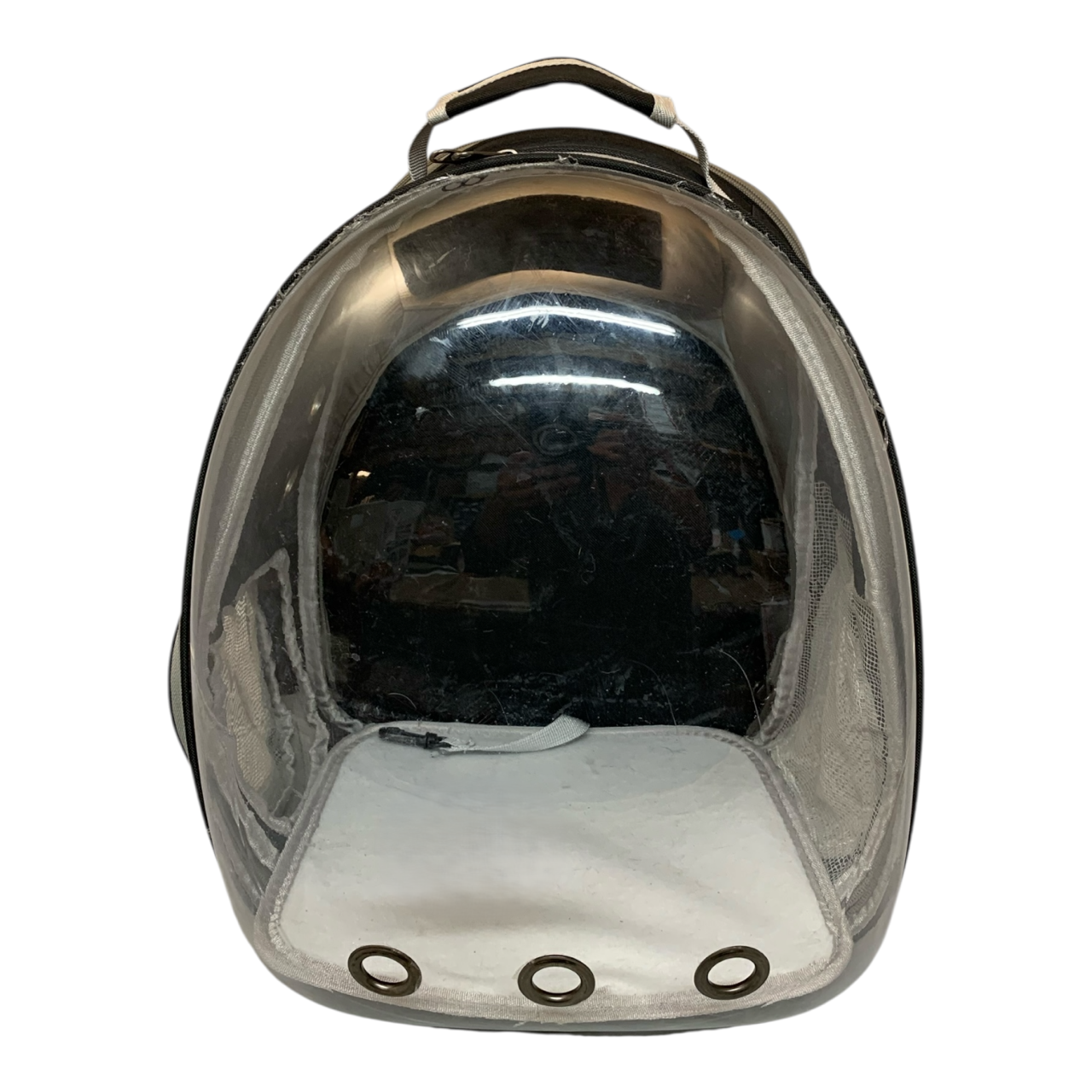 37975 - LARGE PET BUBBLE BACKPACK CARRIER FOR CATS UP TO 20LBS |Library Corner|