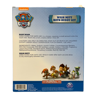 38034 - Paw Patrol Wash Mitt Bath Buddy Set |1-33|