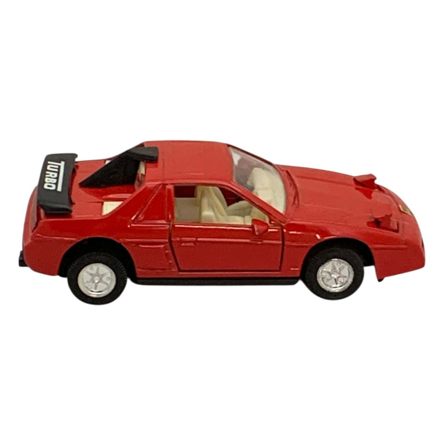 38836 - Set of Two 4.5" Metal Yellow and Red Turbo Car |12-25|