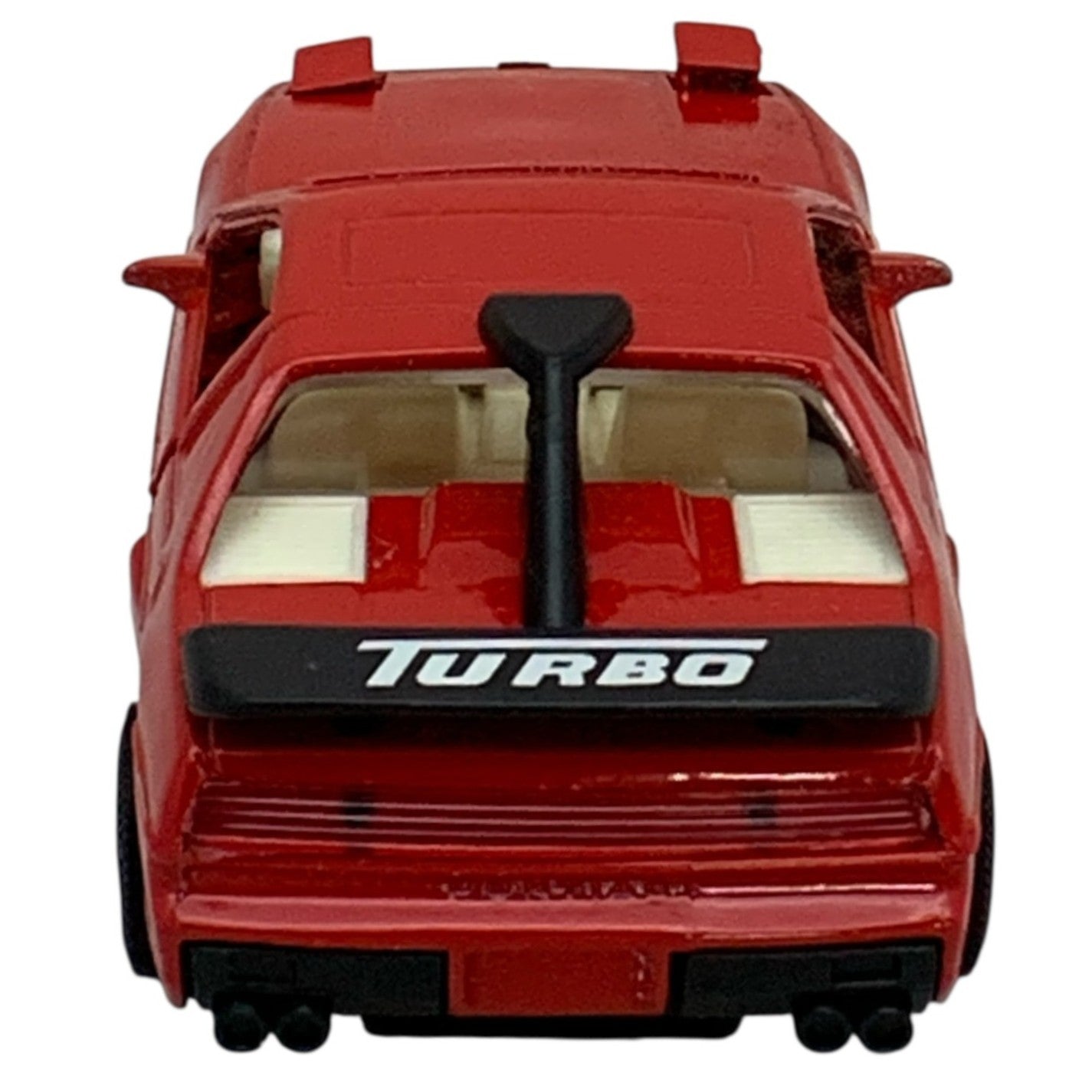 38836 - Set of Two 4.5" Metal Yellow and Red Turbo Car |12-25|