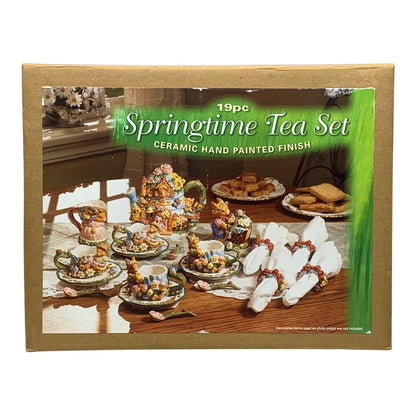 39298 - 19 PC Springtime Tea Set |5-13|