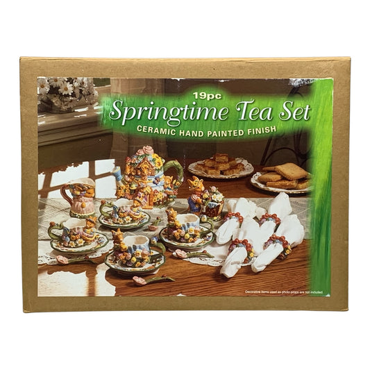 39298 - 19 PC Springtime Tea Set |5-13|