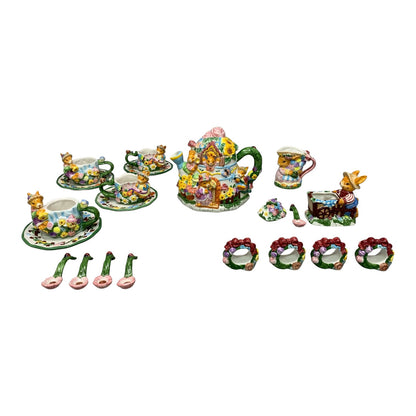 39298 - 19 PC Springtime Tea Set |5-13|