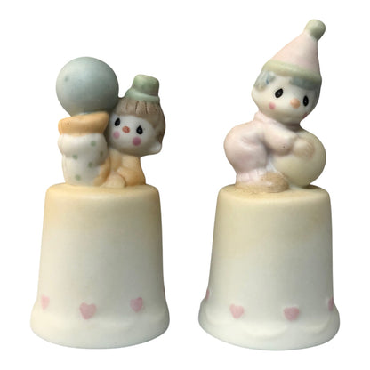 39468 - Precious Moments Clown Thimbles |1-6|