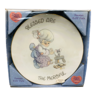 39483 - Precious Moments Blessed Are The Merciful 6.5" Porcelain Plate - CC |H-22|