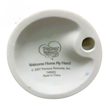 39497 -  4.5" Precious Moments "Welcome Home My Hero!" Figurine |H-6|