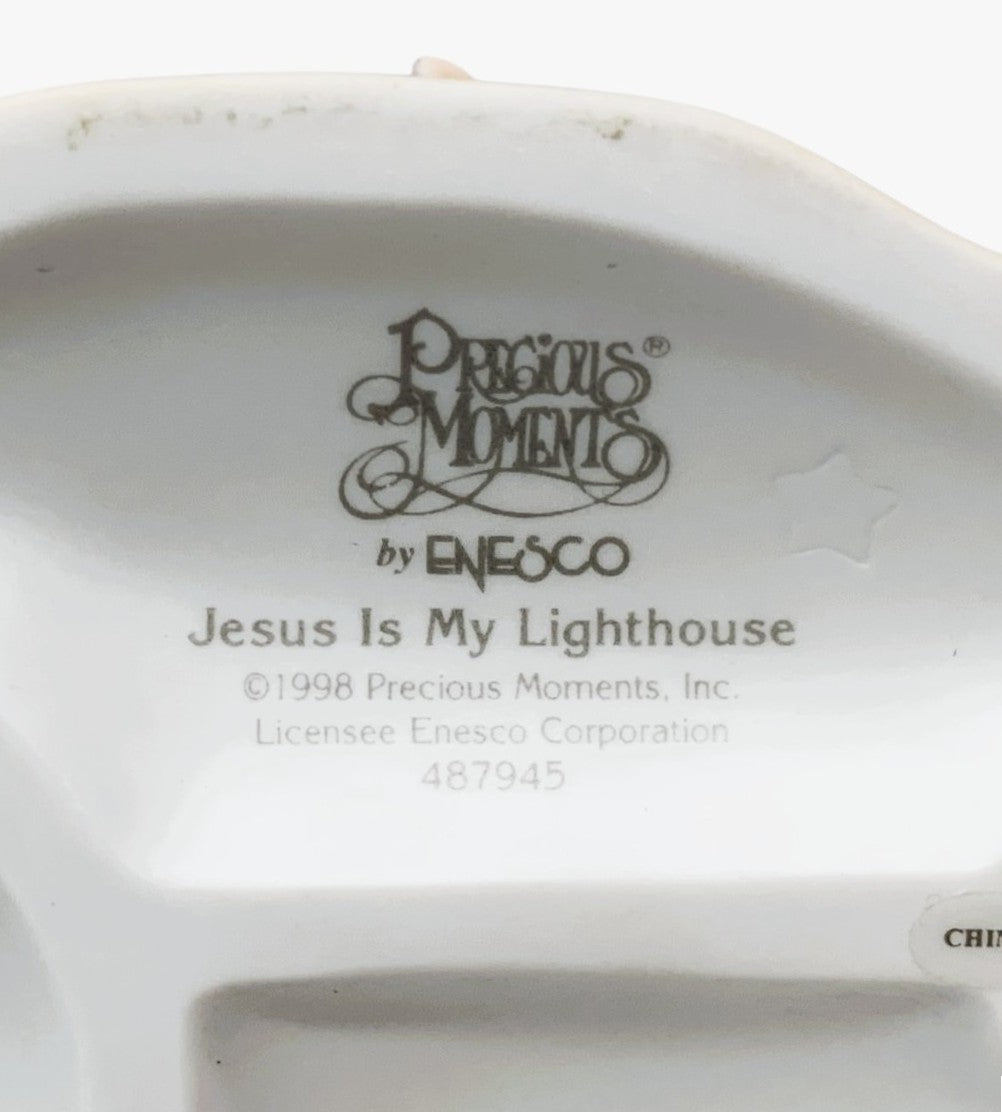 39581 - 7.5" Precious Moments "Jesus is My Lighthouse"  |H-5|