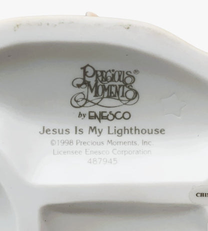 39581 - 7.5" Precious Moments "Jesus is My Lighthouse"  |H-5|