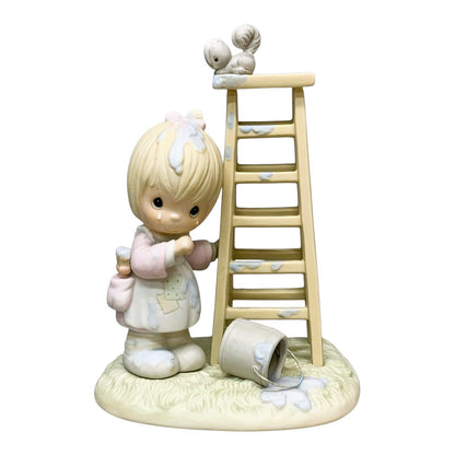 39582 - 7" Precious Moments "My Days Are Blue Without You" Figurine |H-10|