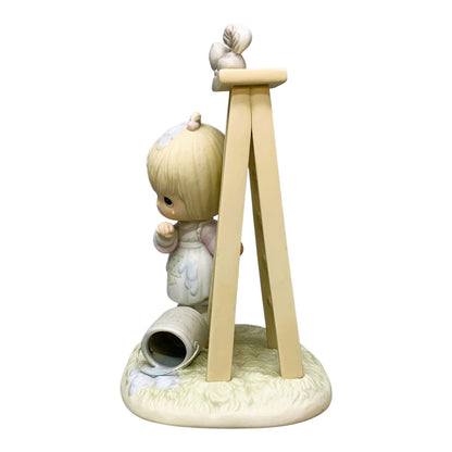 39582 - 7" Precious Moments "My Days Are Blue Without You" Figurine |H-10|