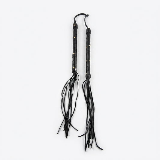 16358 - Set of Two Cat O Nine Tails Studded 20" |81|