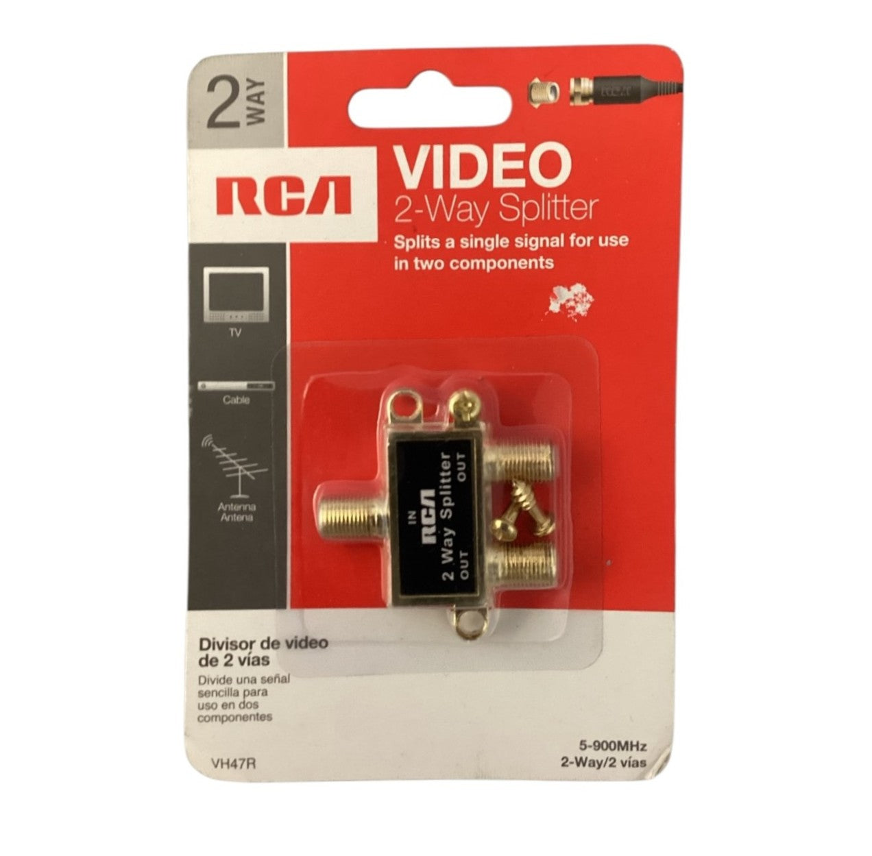 40135 - RCA Video 2 Way Splitter |S-17|