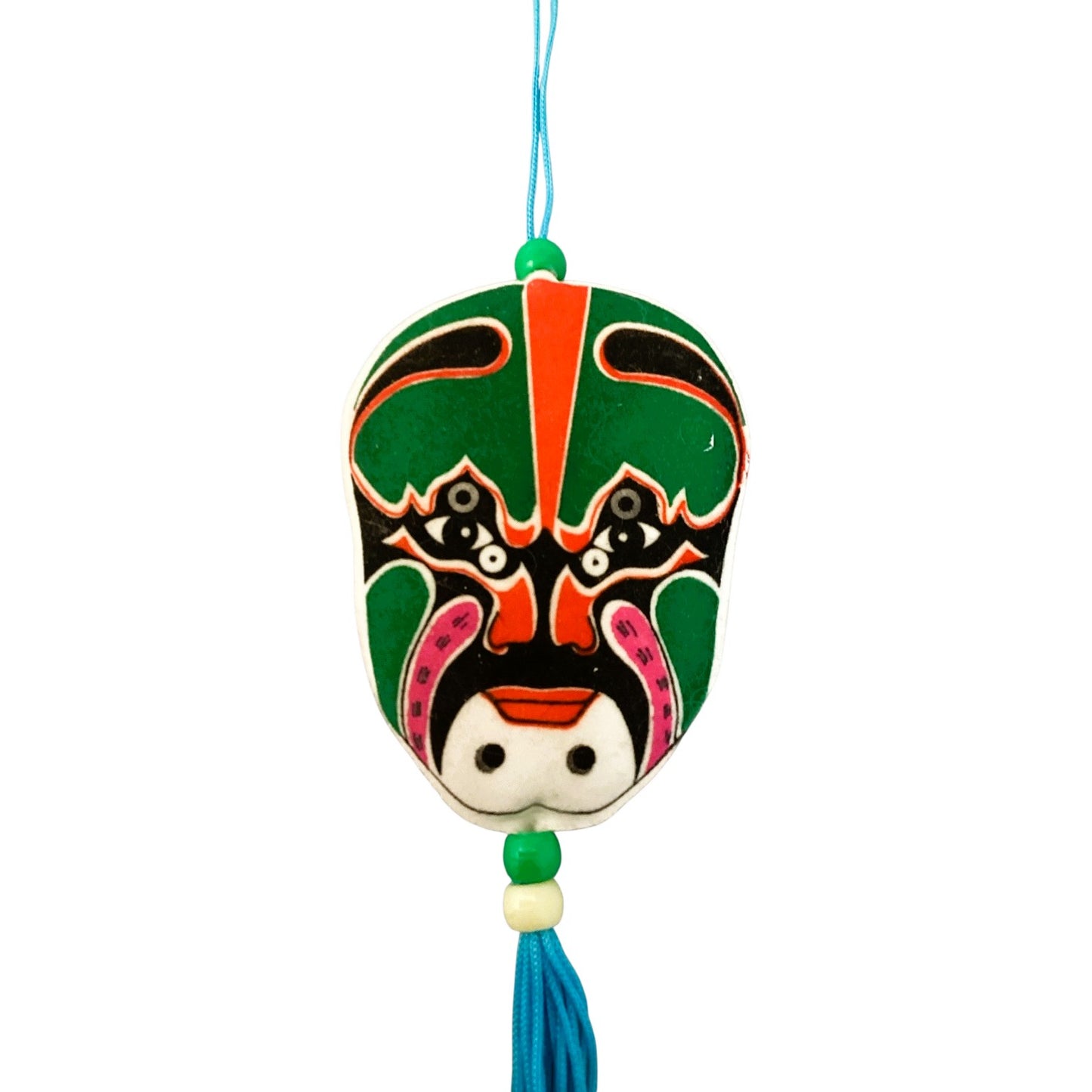 41889 - Fabric Mask to Ward Off Evil Set of 7 Approximately 10" Hanger |7-14|