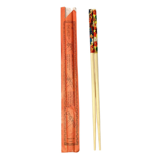 41895 - Multi-Colored Floral Chopsticks Set Of 8 |18-27|
