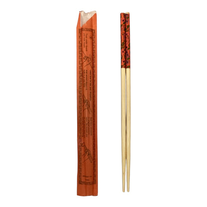 41976 - Set of 4 Pair Premium Japanese Wooden Chopsticks for Sushi Lovers |18-27|
