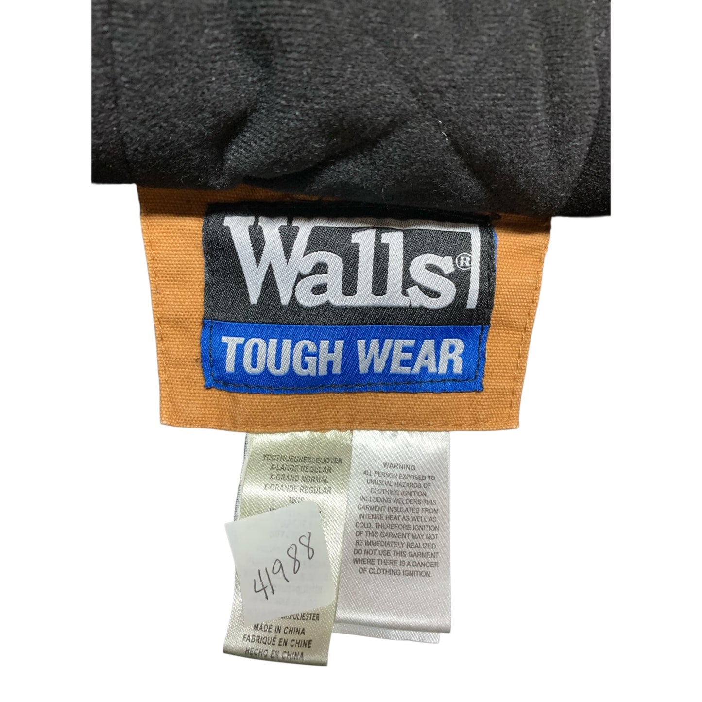 41988 - WALLS TOUGH WEAR YOUTH XLARGE JACKET |TBD|