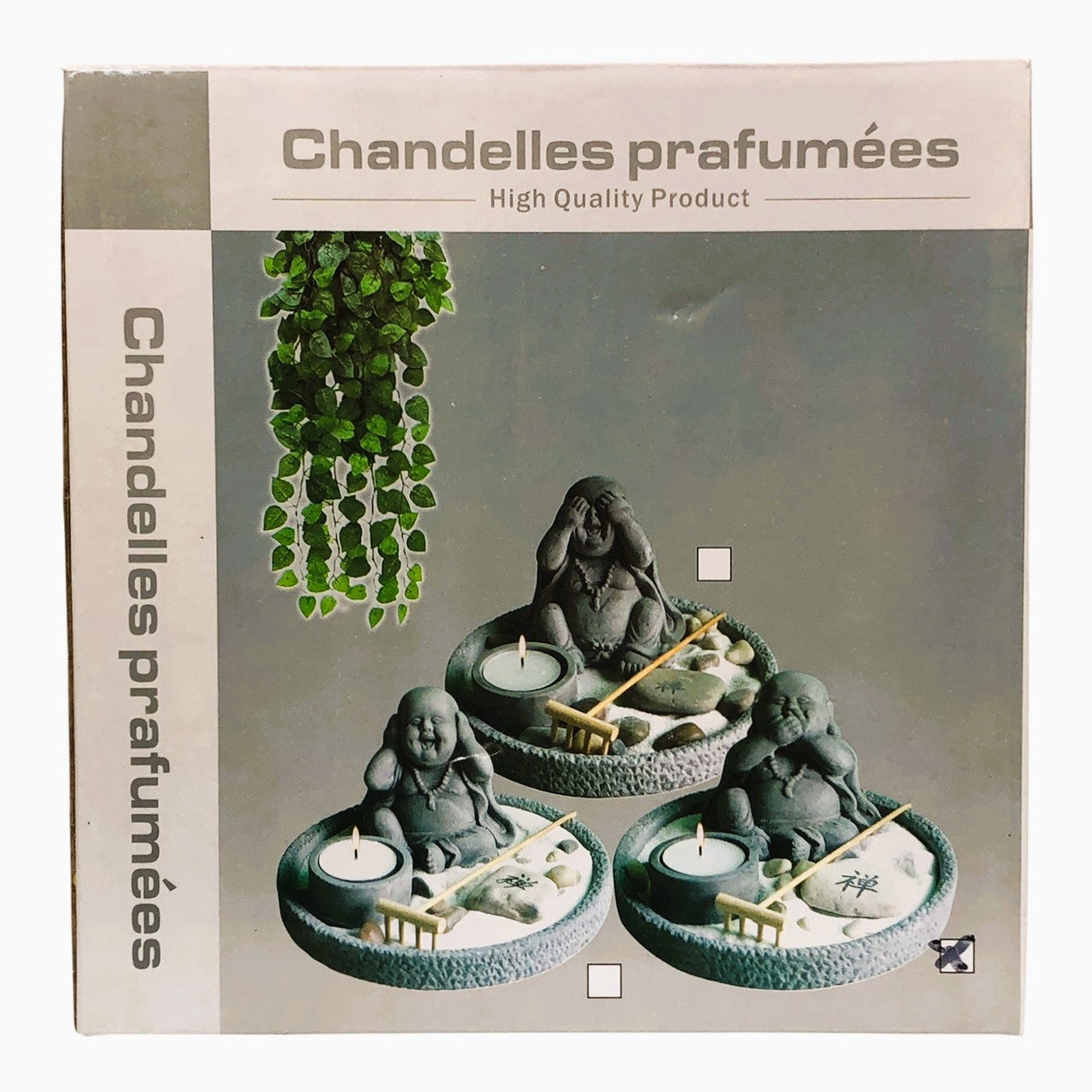 42349 - Feng Shui Zen Sand Garden Round Speak No Evil Buddha |19-21| |Store|