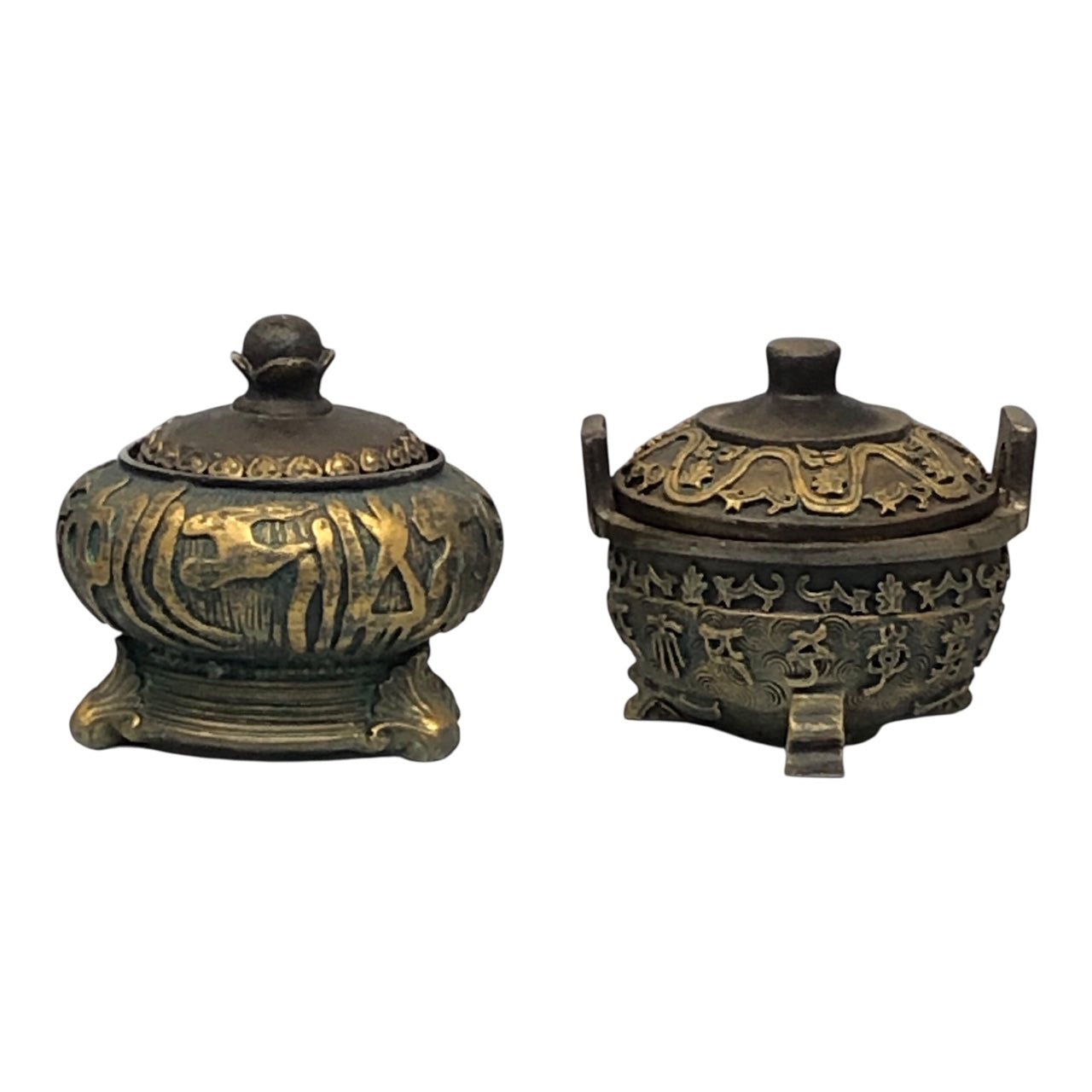 42396 - Two resin 4" Incense Burner |6-7|