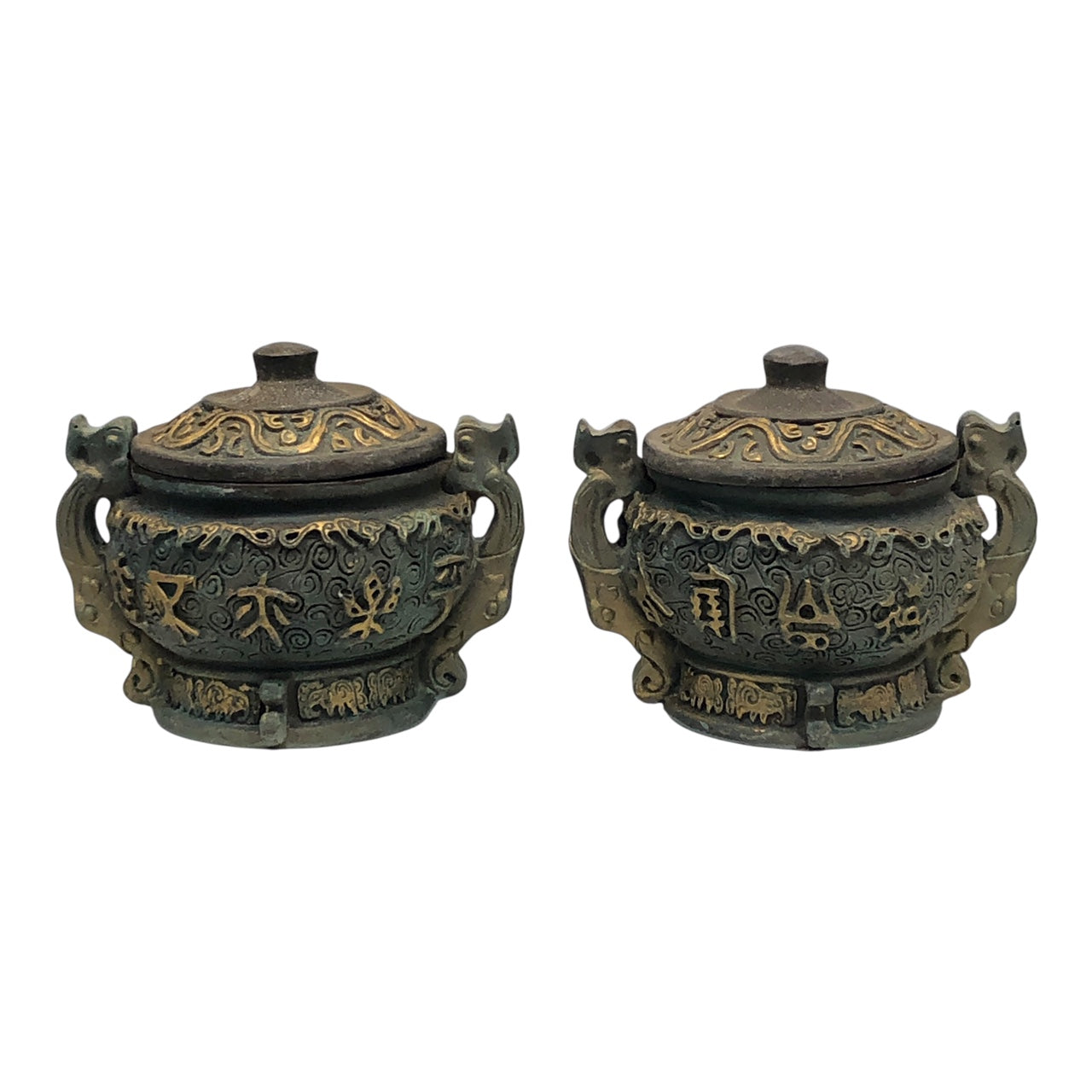42398 - Set of Two 4" Incense Burners |20-23|