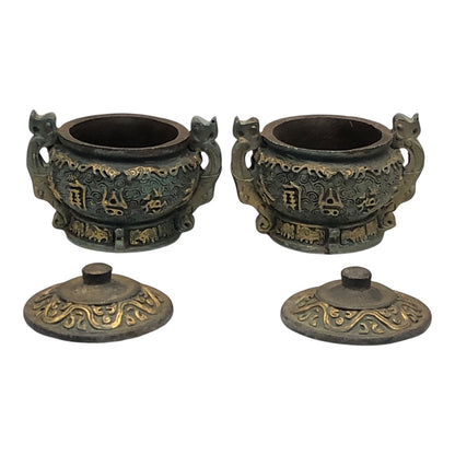 42398 - Set of Two 4" Incense Burners |20-23|