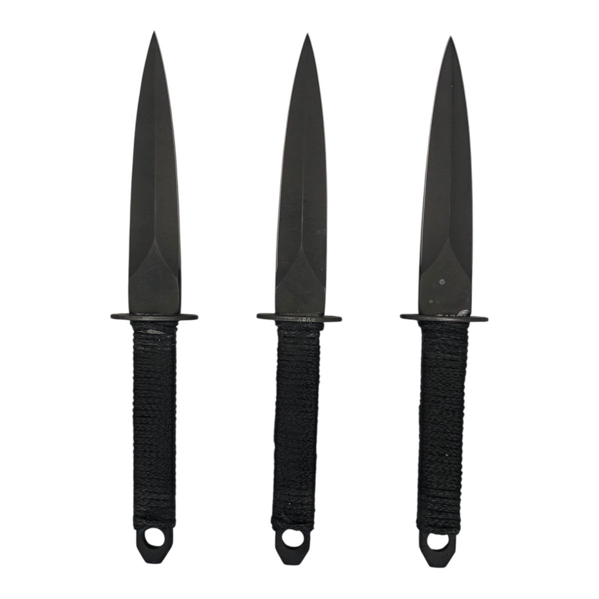 42415 - Set of 3 8" Black Throwing Knives  |81|