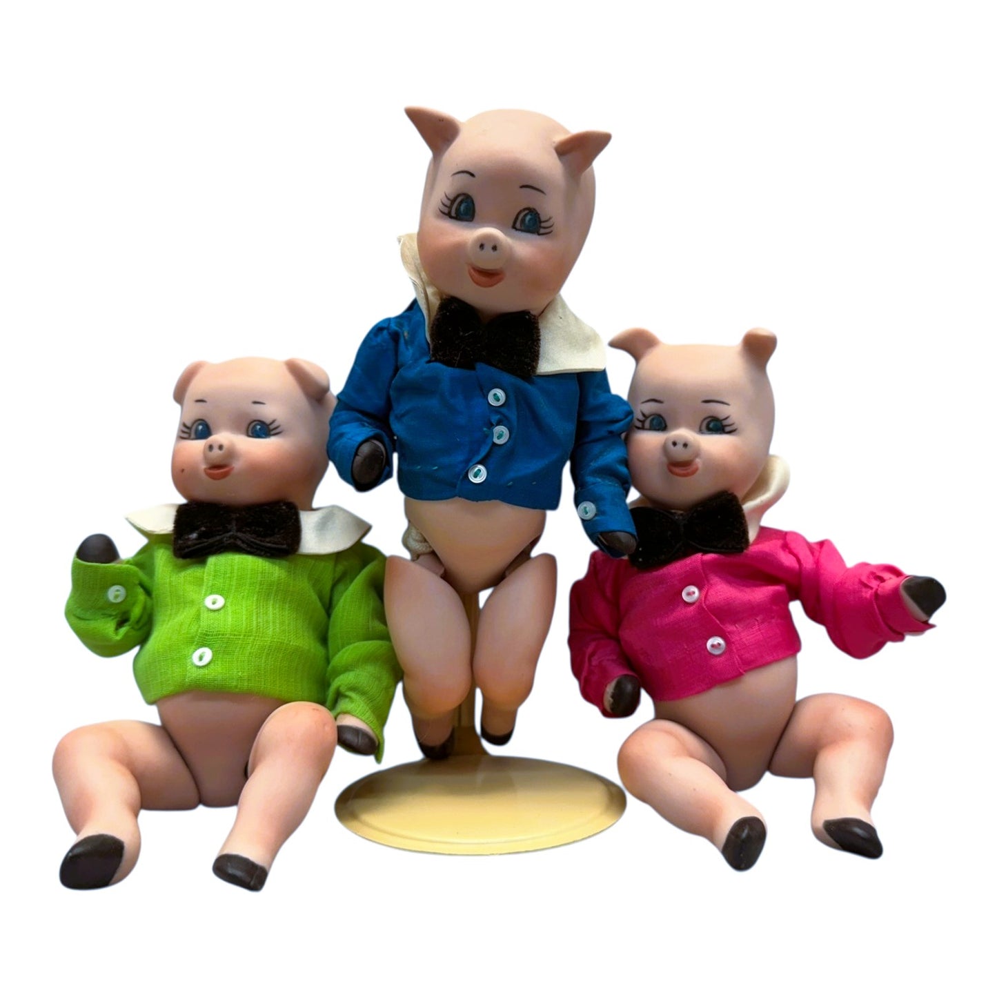 42511 - 3 Little Pigs 6" Porcelain Vintage Maurice Madame Alexander Doll Company |22-13|