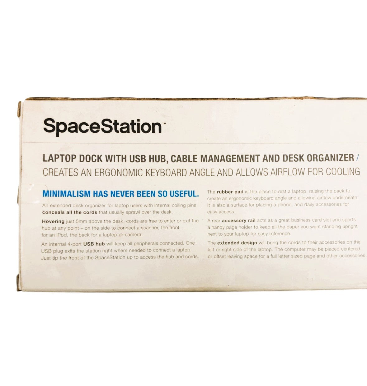 42525 - Blue Lounge Spacestation Laptop Dock - Black|TBD|