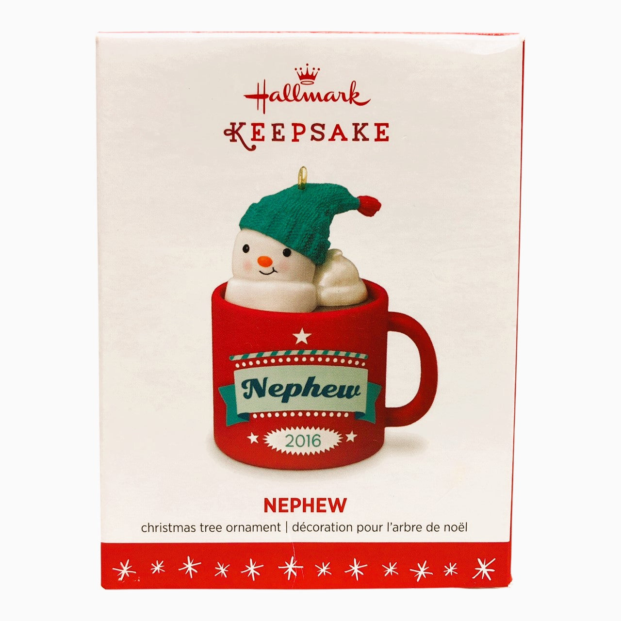 42537 - Set of 4 Hallmark Keepsake Merry Christmas Nephew Ornaments  |Pod 1-74|