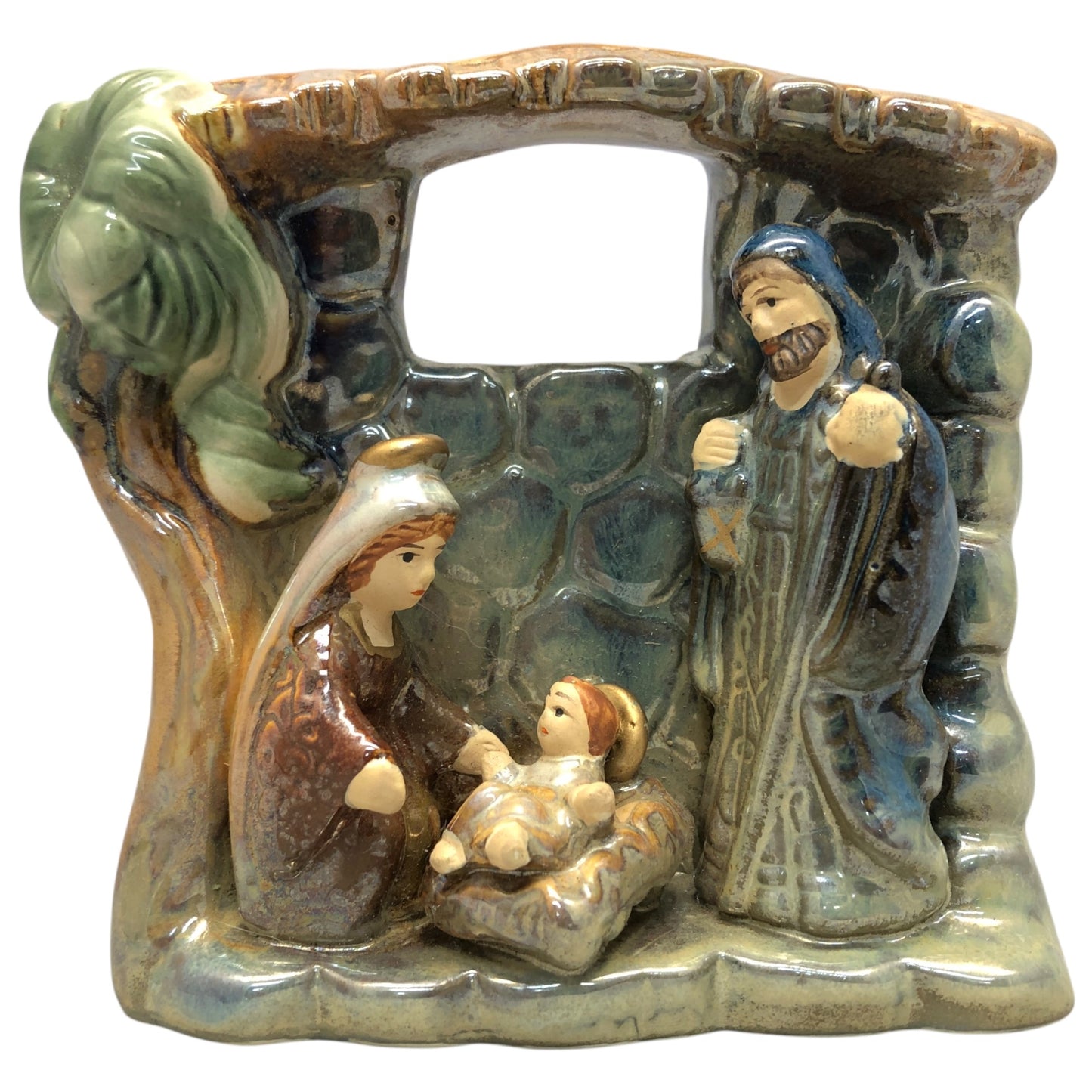 43436 - 5" Stoneware Nativity Scene - |H-17|