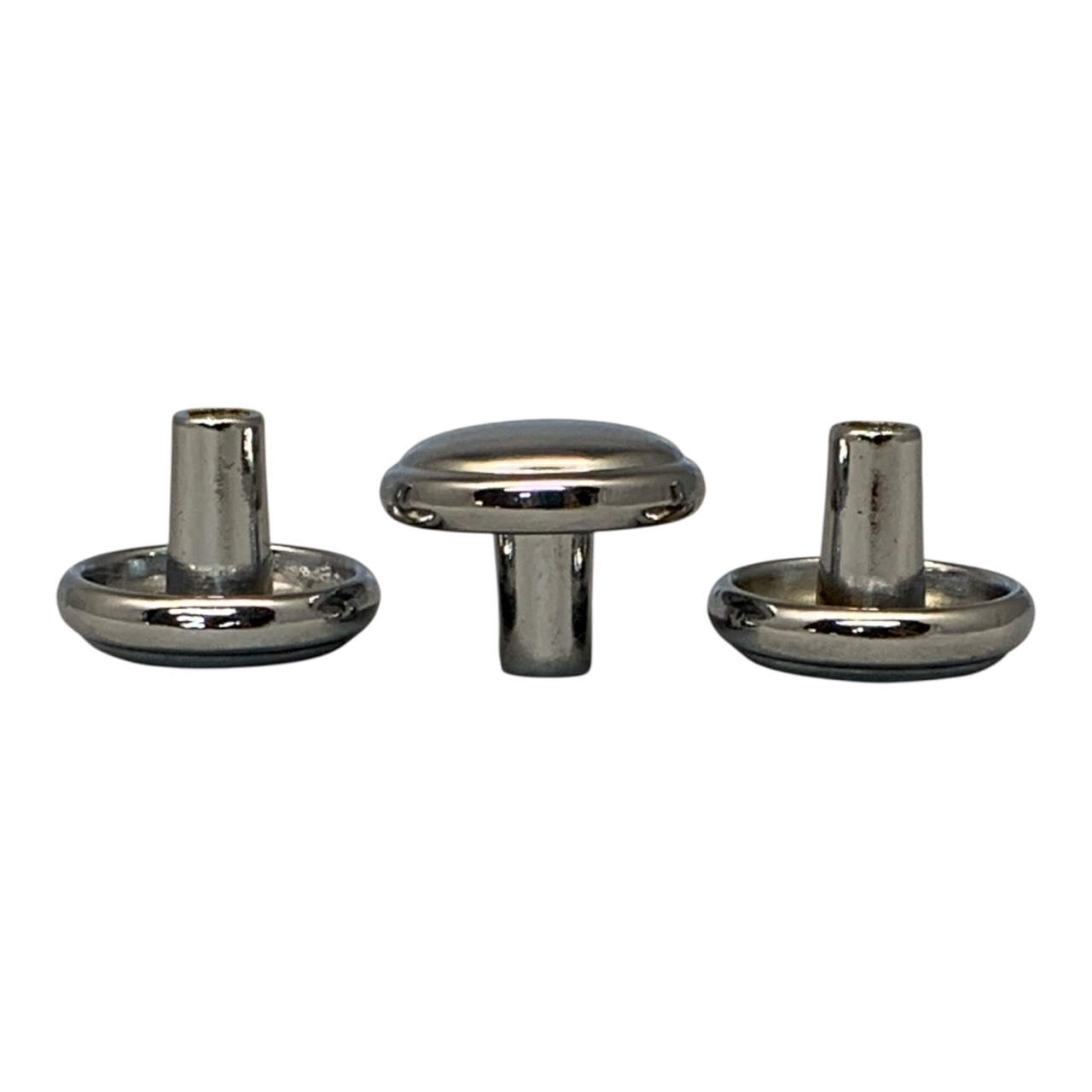 48209 - Three-Pack 1-1/4-Inch Domed-Top Round Knob Chrome P6361AC-PC-C Set |5-10|