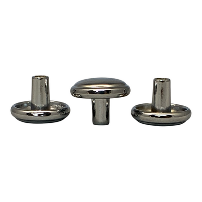 48209 - Three-Pack 1-1/4-Inch Domed-Top Round Knob Chrome P6361AC-PC-C Set |5-10|