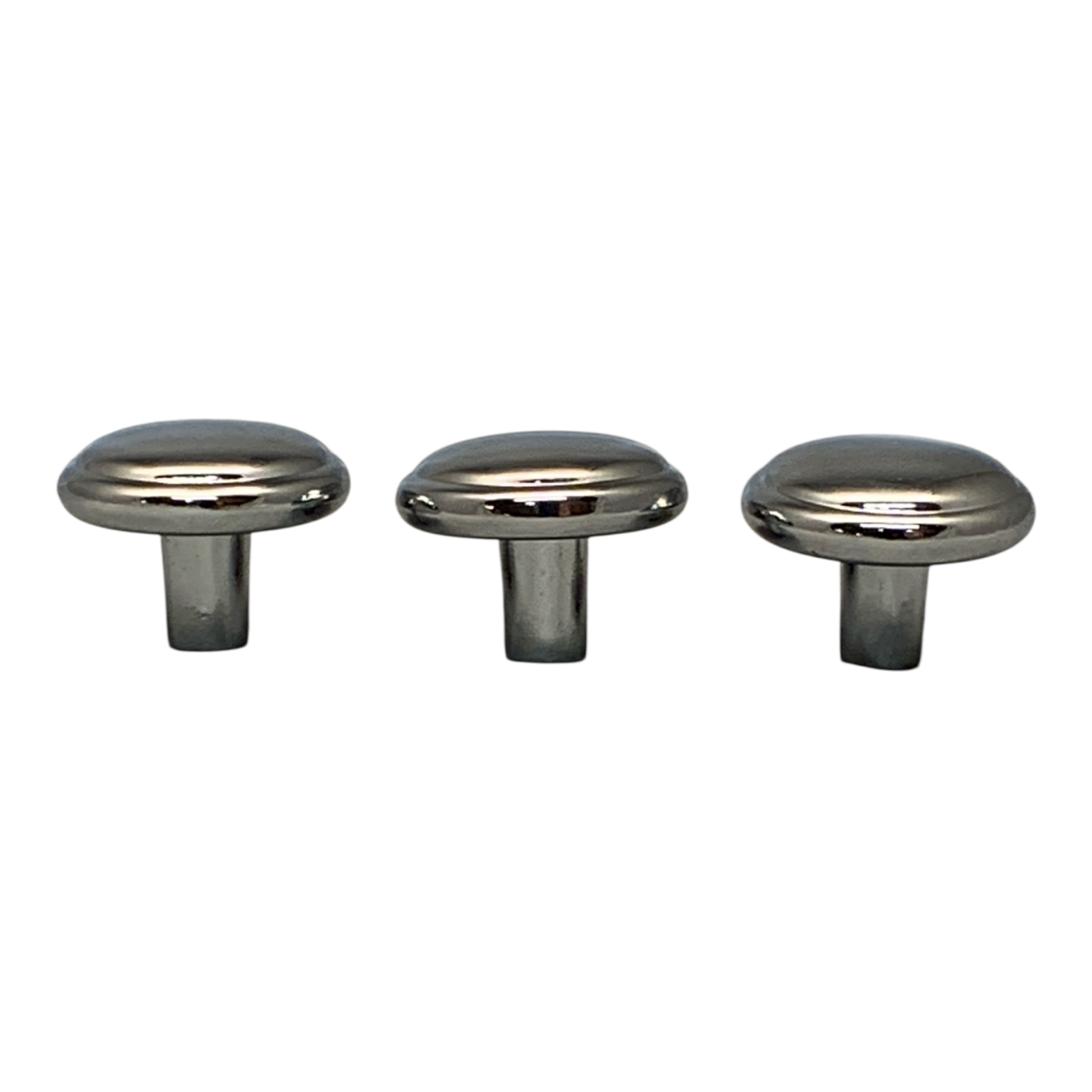 48209 - Three-Pack 1-1/4-Inch Domed-Top Round Knob Chrome P6361AC-PC-C Set |5-10|