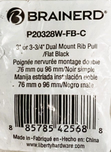 48213 - Brainerd 3" Dual Mount Rib Pull P20328W-FB-C |5-6|