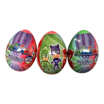 48214 - Set of Three PJ Masks Mini Figure Mystery Eggs |9-4|