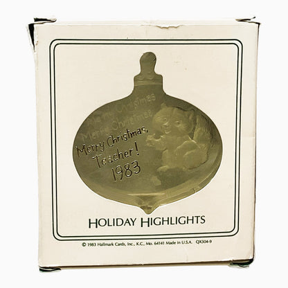 48224 - Hallmark Teacher Acrylic Ornament |Pod 1-62|