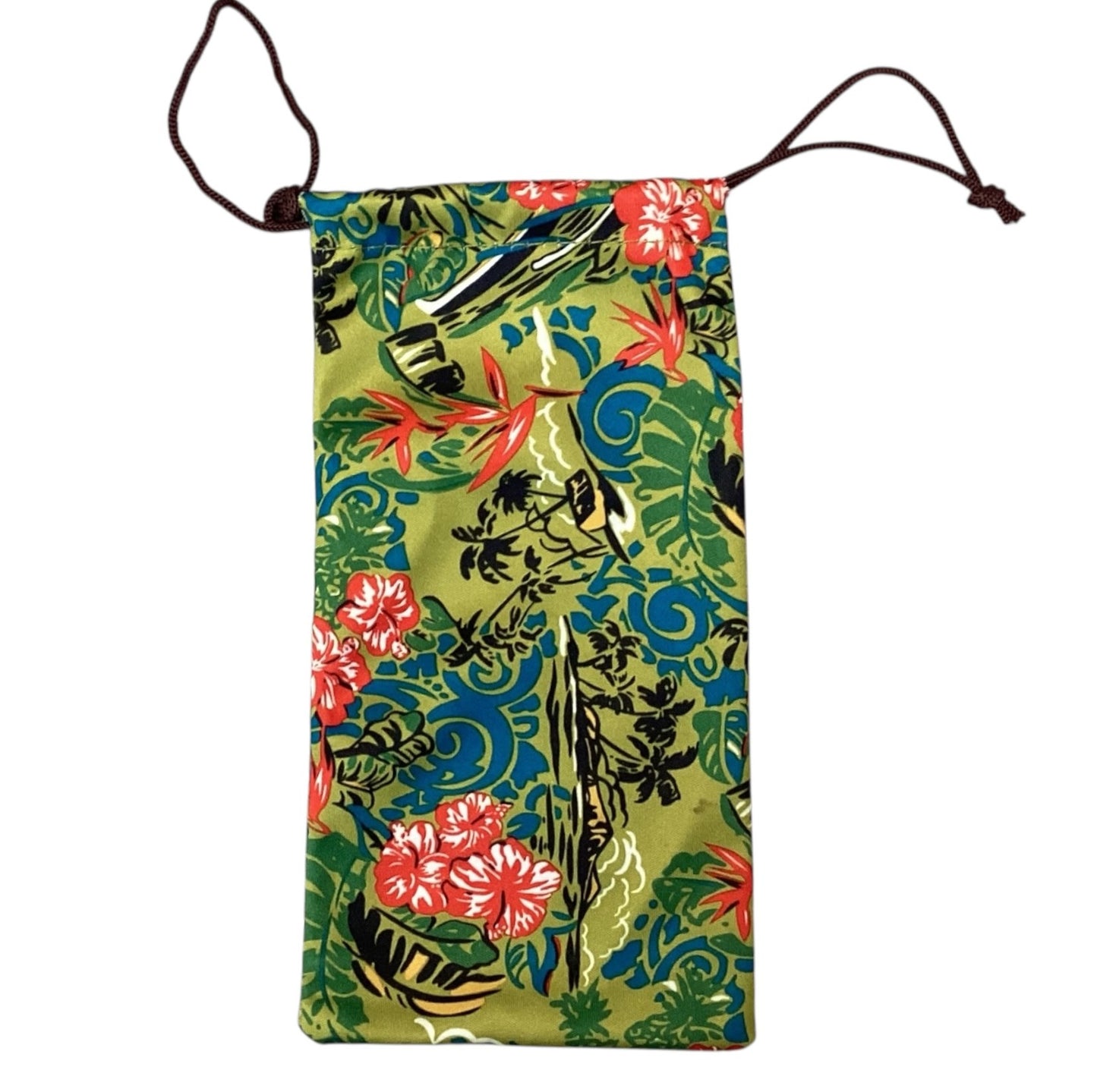 48236 - Flower Print Felt Pouch 3-1/2" x 7" |19-27|