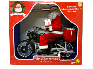 48284 - Mr Christmas Super Motorcycling Santa |TBD|